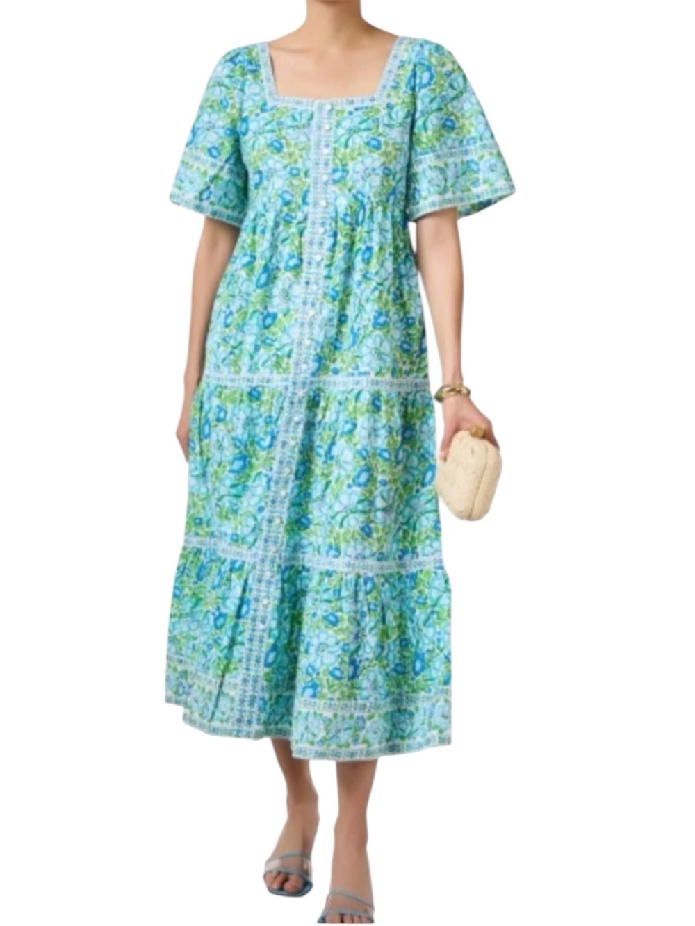 NEW Pink City Prints x Tuckernuck Maisie dress. Pacific Hibiscus. S. NWT